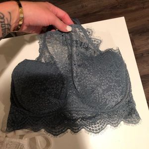 VS grey high neck bra